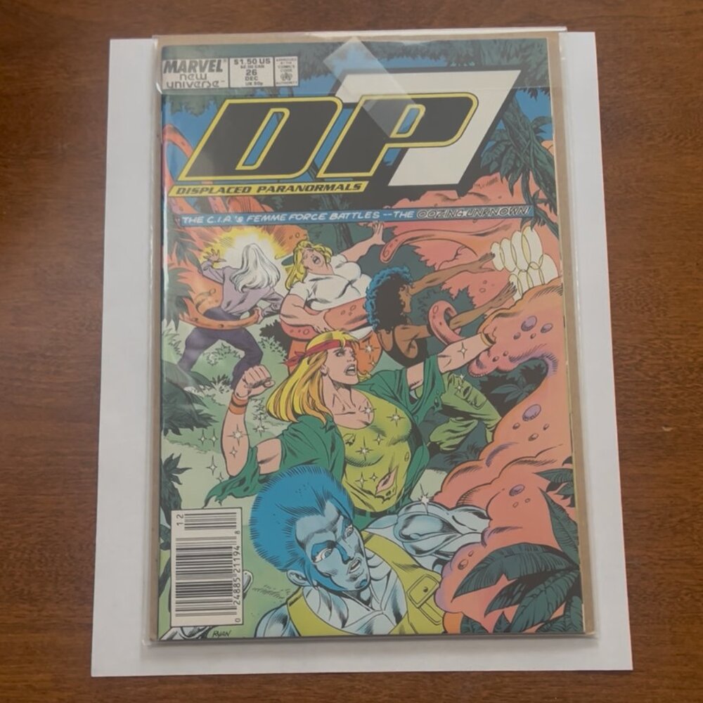 DP7 Displaced Paranormals Vol 1 No 26 Dec 1988 Comic Book
